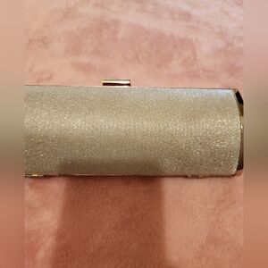 Elegant Silver Clutch Bag☆ Perfect 4 Also Makeup Brushes